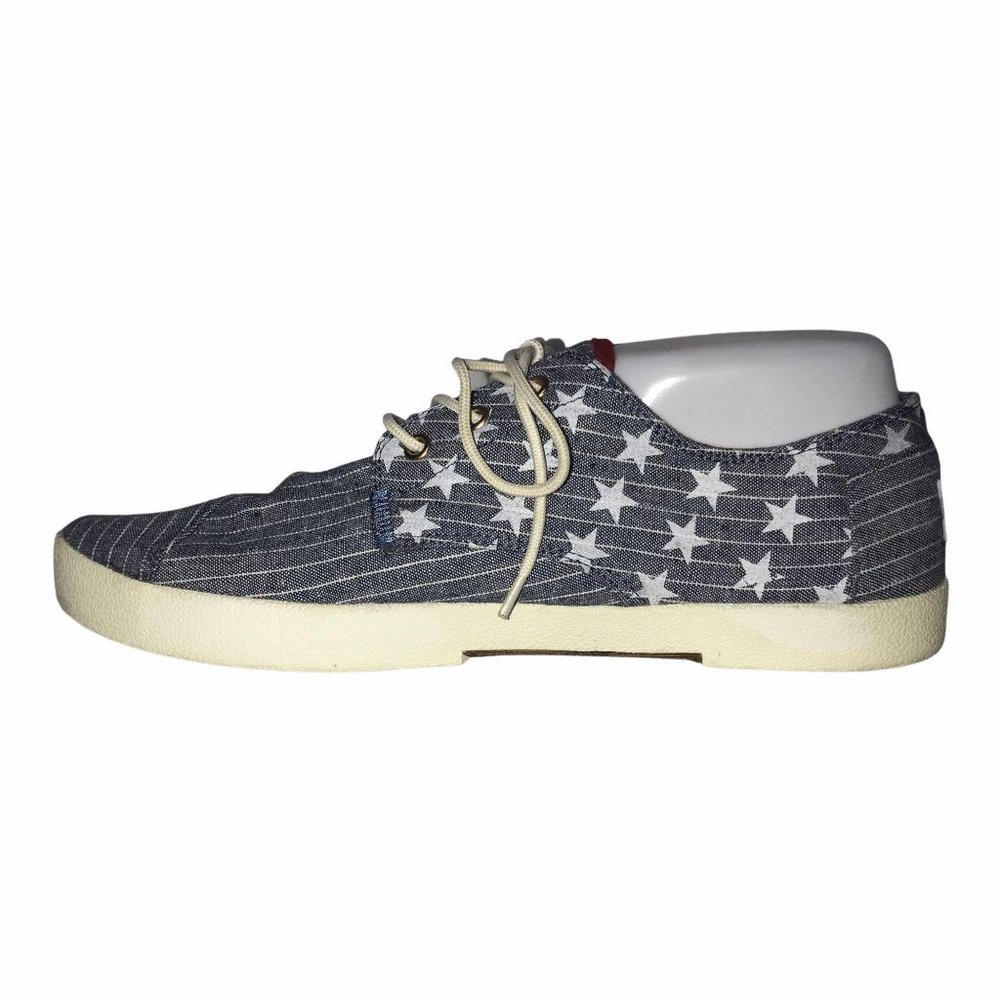 Toms Stars & Stripes Patriotic Canvas Sneakers 11 - Picture 4 of 9